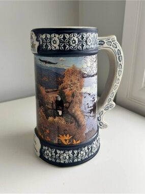 2005 Miller Four Seasons Beer Stein Wildlife Series by Janice Forrester